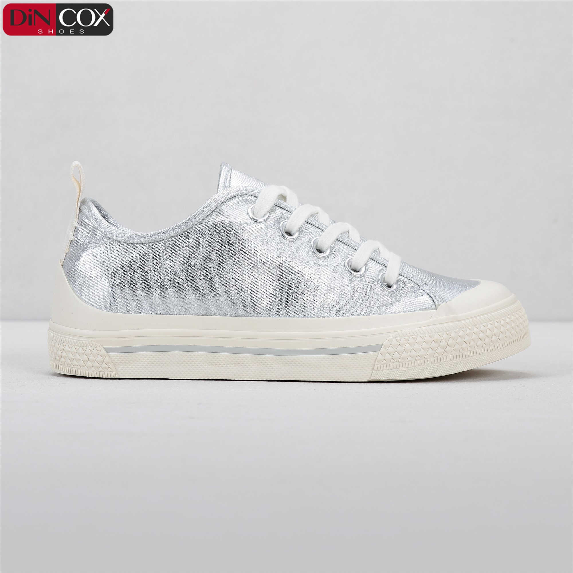 Giày Thể Thao Nữ DinCox C20 Silver