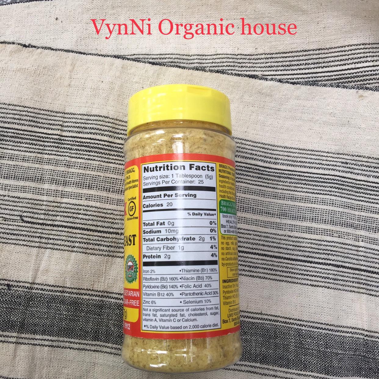 Bragg Men Dinh Dưỡng Nutritional Yeast 127g