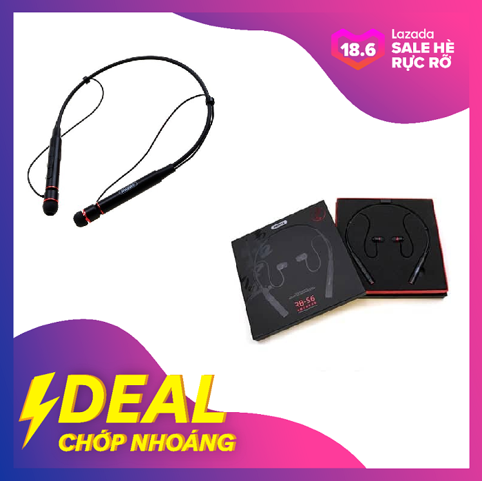 Tai Nghe Bluetooth Thể thao Remax RB-S6 (Đen) - Hãng...