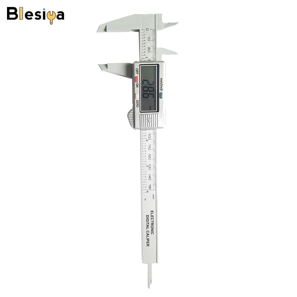 Blesiya Digital Caliper Plastic Electronic LCD Micrometer Measuring 0-6''/150mm #1