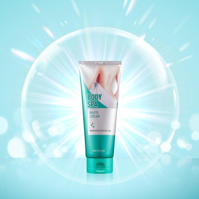Kem (Hàn Quốc) Dưỡng Trắng Da Toàn Thân _Verobene BODY Spa White Cream 200ml