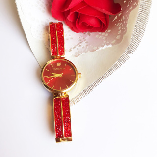 Đồng hồ nữ Swarovski hoa hồng thumbnail