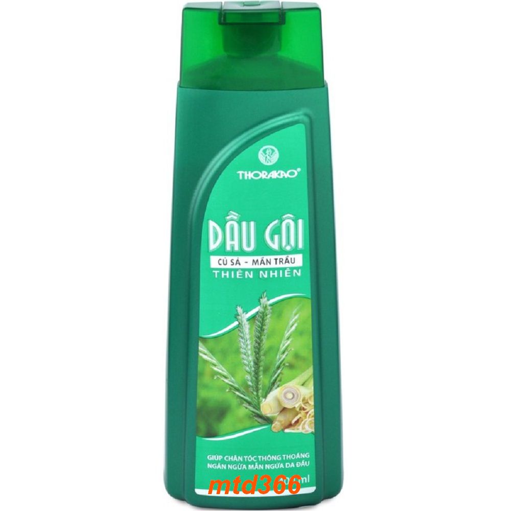 Dầu gội và xả thorakao 400ml tinh chất củ sả, mần trầu