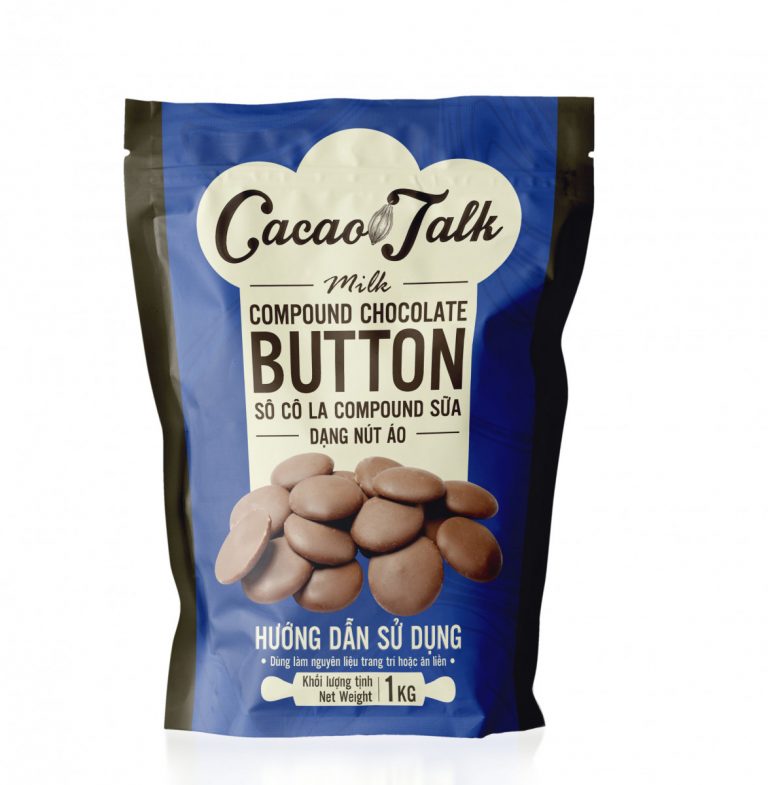 Sô Cô La Compound Sữa Dạng Nút Áo Cacao Talk 1kg-Chỉ hỗ trơ giao nhanh 2h trong TPHCM