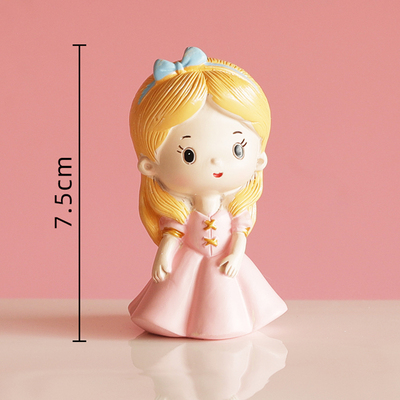 [HCM]Bộ 02 tượng Hoàng Tử - Công Chúa tóc vàng 7cm