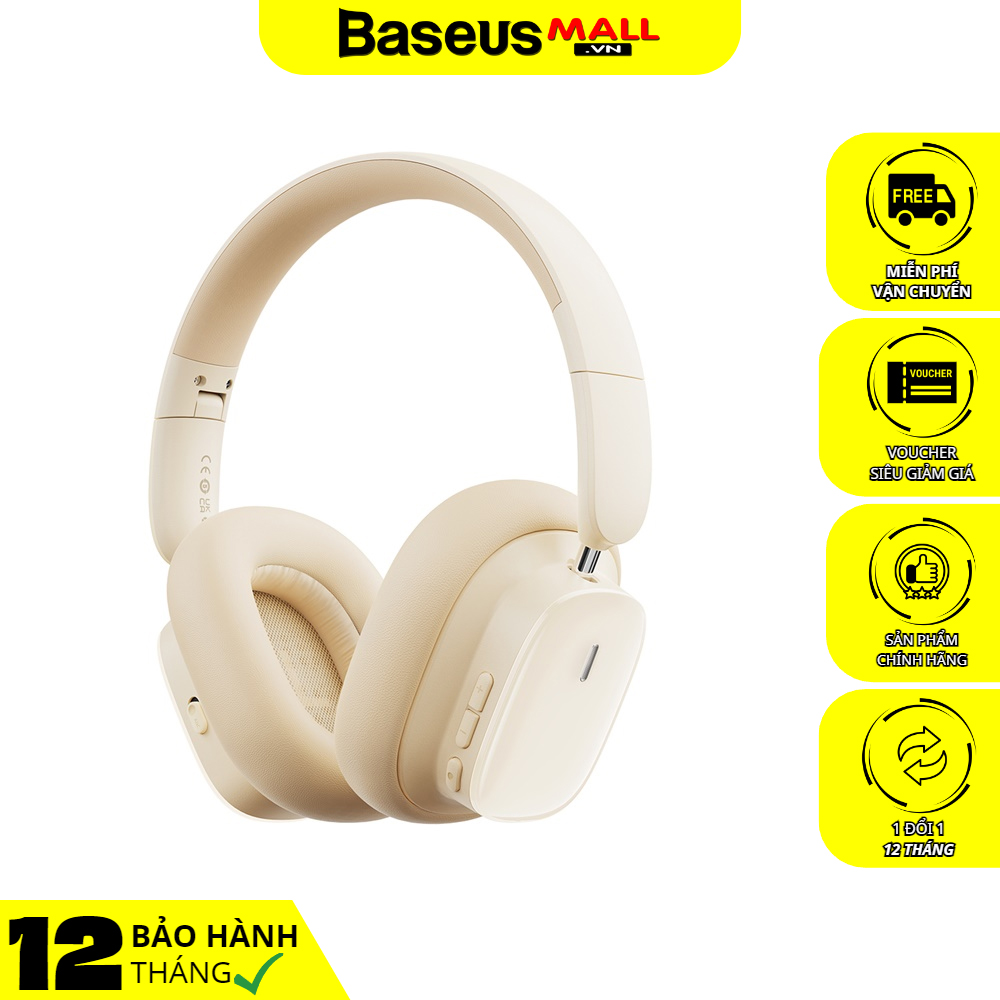 Tai Nghe Chụp Tai Chống Ồn Baseus Bowie H1i Noise-Cancellation Wireless Headphones