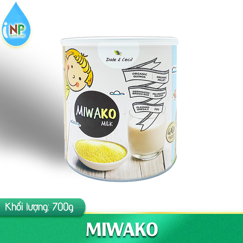 SỮA THỰC VẬT HỮU CƠ MIWAKO - HỘP 700G
