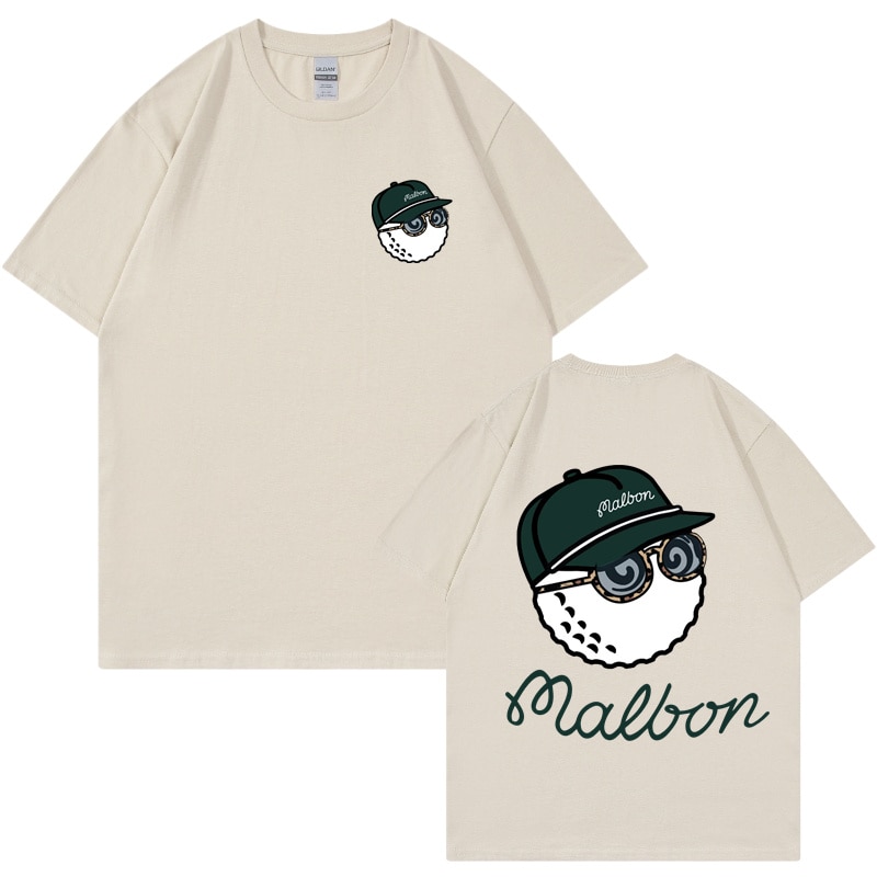 Men T Shirt Hip Hop Korean Malbon Golf Clothing Cotton Tshirt Fashion Streetwear Harajuku Summer Oversized T-Shirt Top Tee Large Size XS-4XL-5XL-6XL