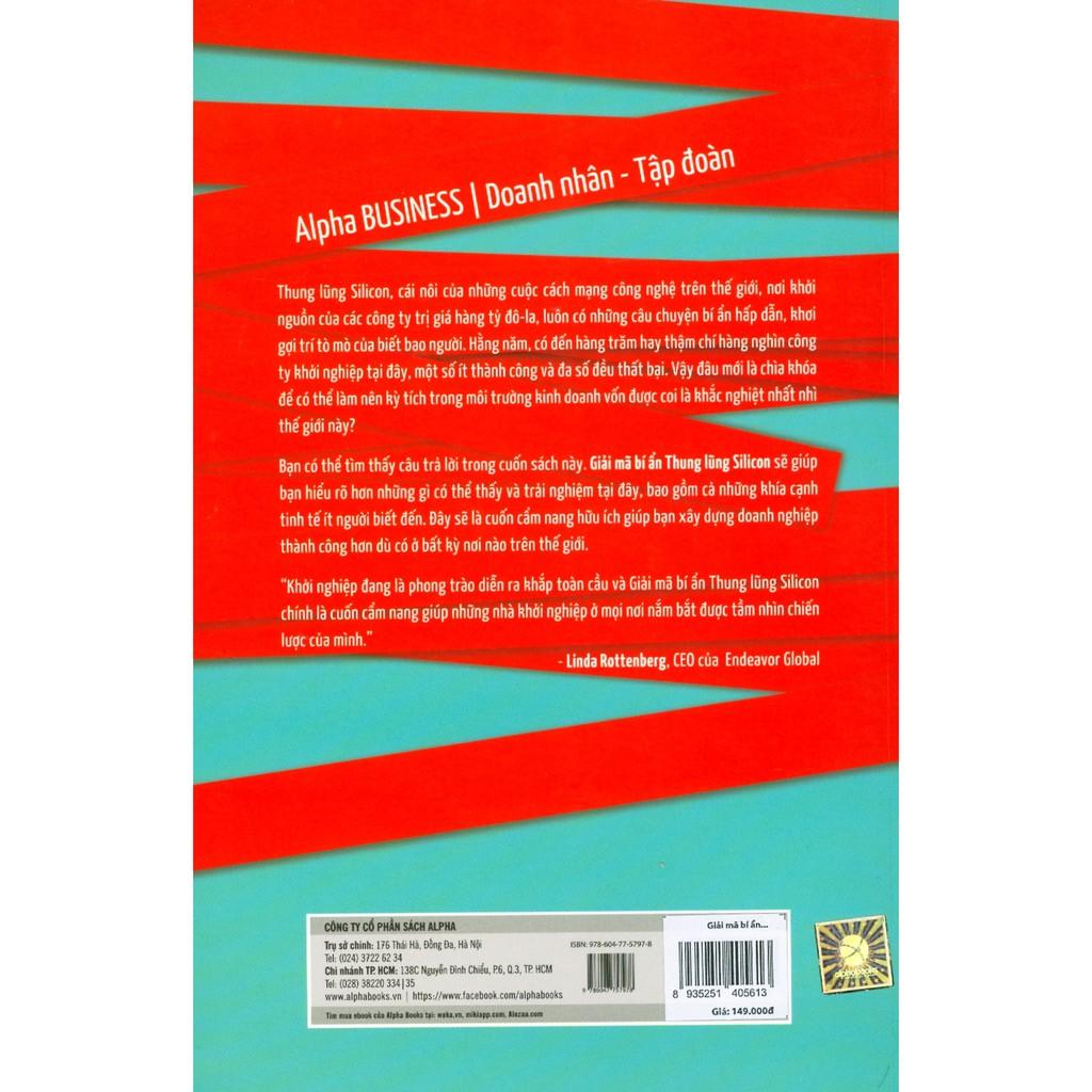 Sách Alphabooks - Giải Mã Bí Ẩn Thung Lũng Silicon
