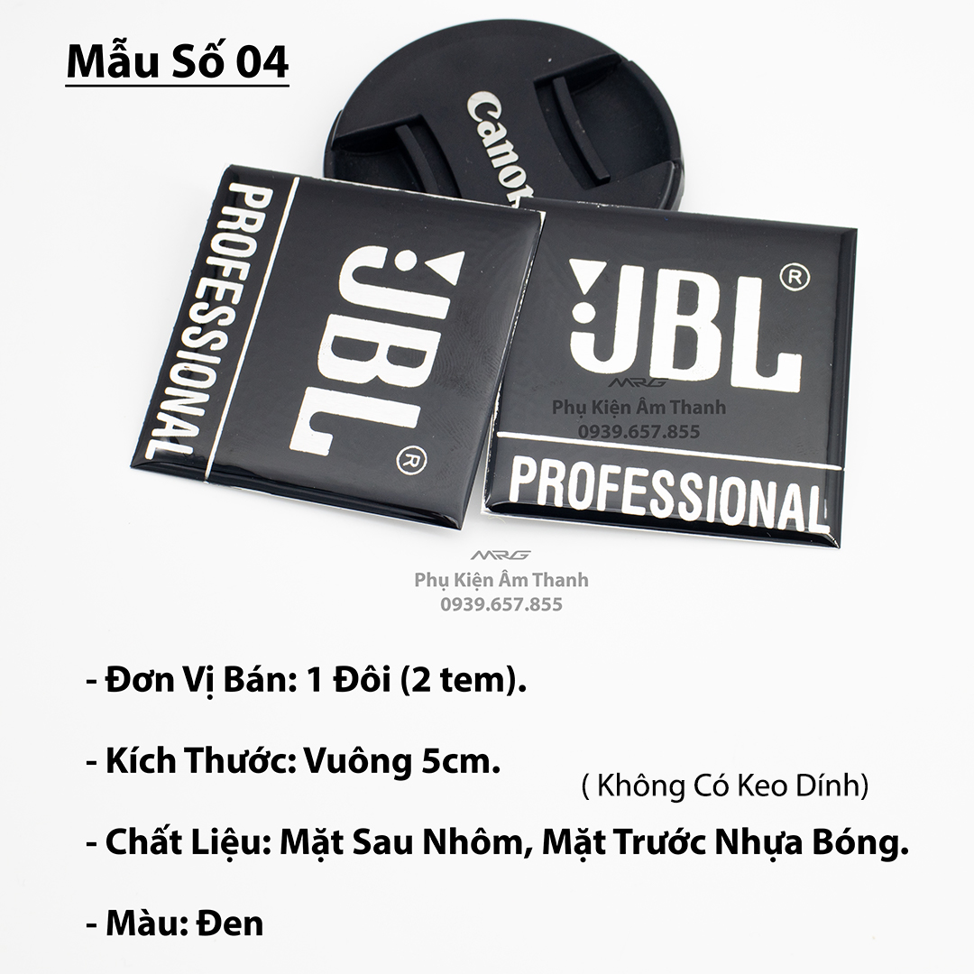Tem Loa JBL Nhiều Mẫu, giá 1 cặp (2 cái).