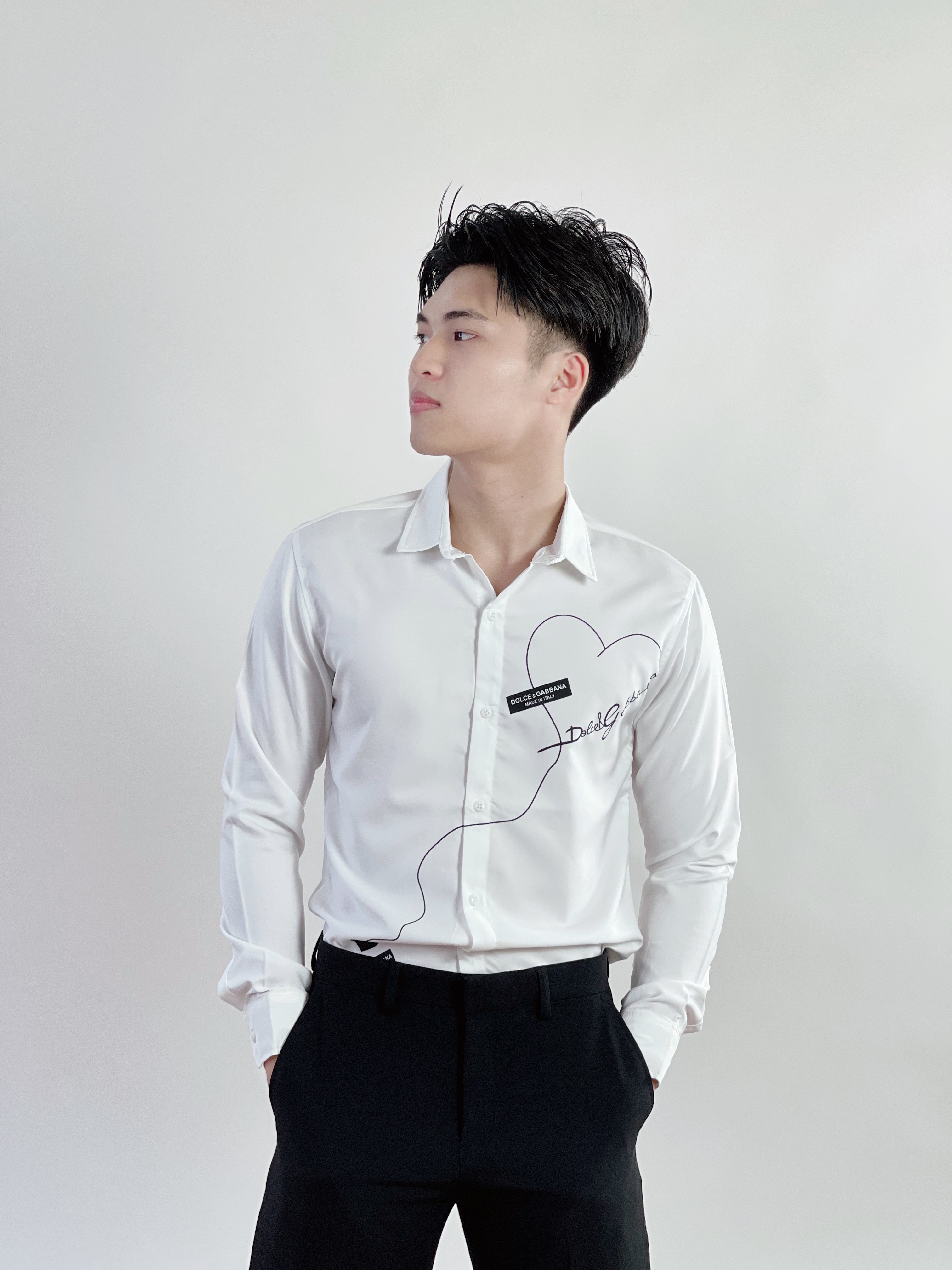 [HCM] [FREESHIP TOÀN QUỐC]Áo Sơ Mi Nam Tay Dài Vải Lụa Chống Nhăn SM10
