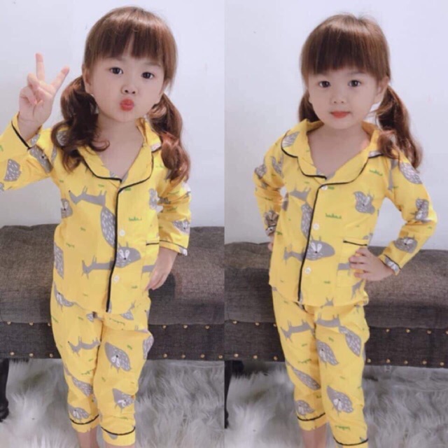 [HCM]Set bộ bé gái / bé trai - Bộ Pyjama cho bé
