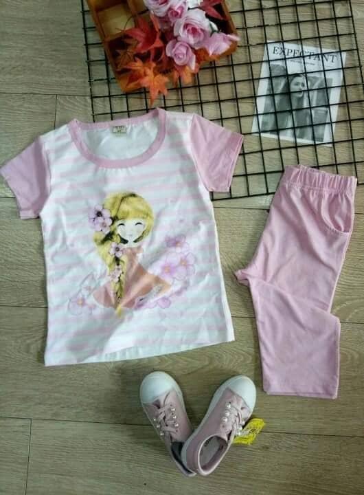Bộ Thun lửng Cotton 4chiều Bé Gái Size Đại (22-40kg)