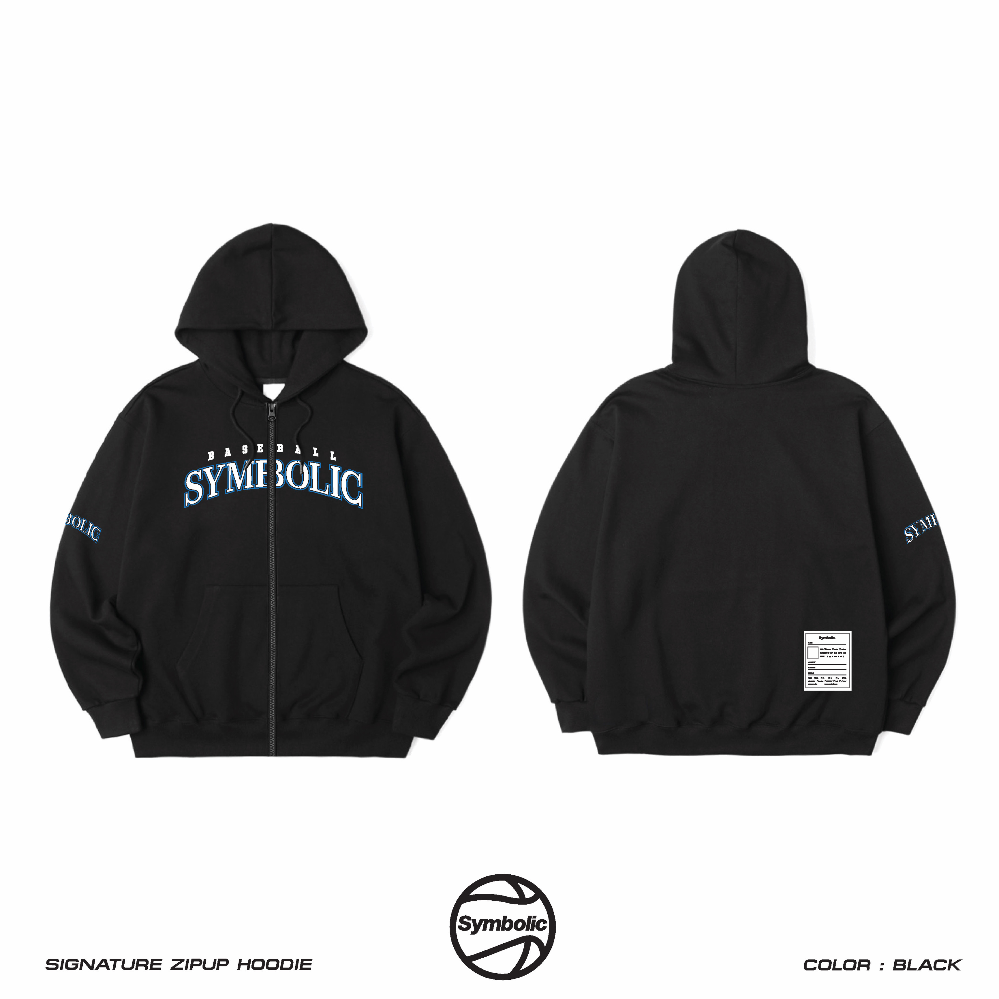 Áo Hoodie Zip up Symbolic ( Loại dày)