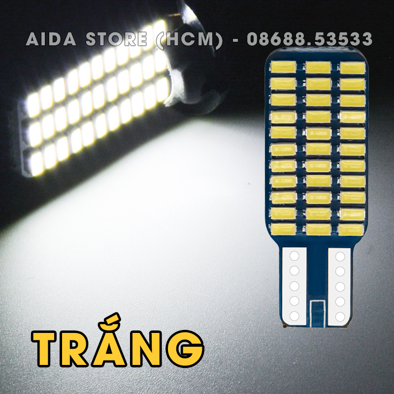 [HCM][Giá 01 bóng đèn] LED biển số đèn trần 33SMD chuyên dụng T10 12v cho xe máy ô tô