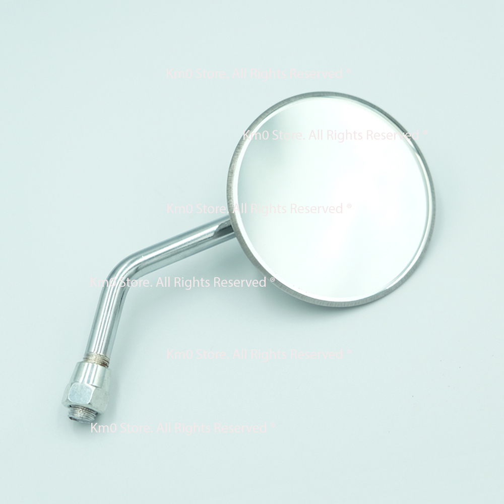 Gương chiếu hậu tròn phẳng mini inox