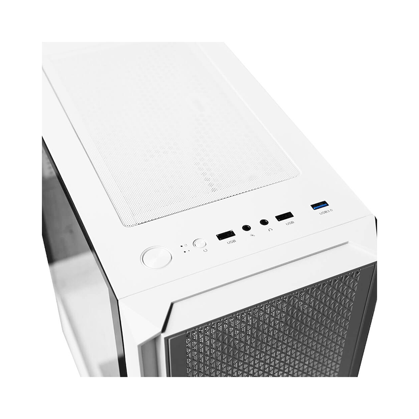 Vỏ Case Infinity Hue - White - ATX Gaming Chassis (Mid Tower/Màu Trắng)