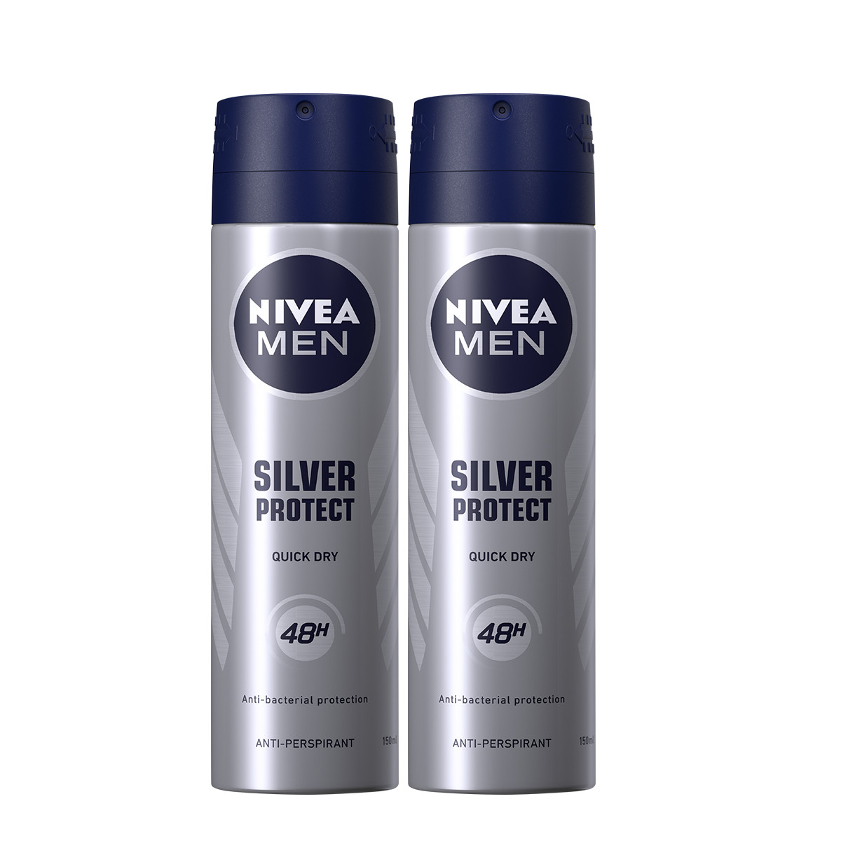 Xịt khử mùi toàn thân Nivia Men Silver 150ml