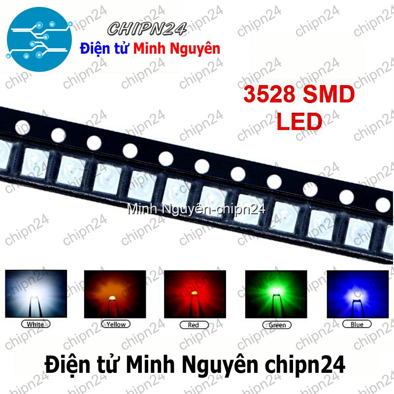 [10 con] (KX) Led Dán 3528 Trắng White