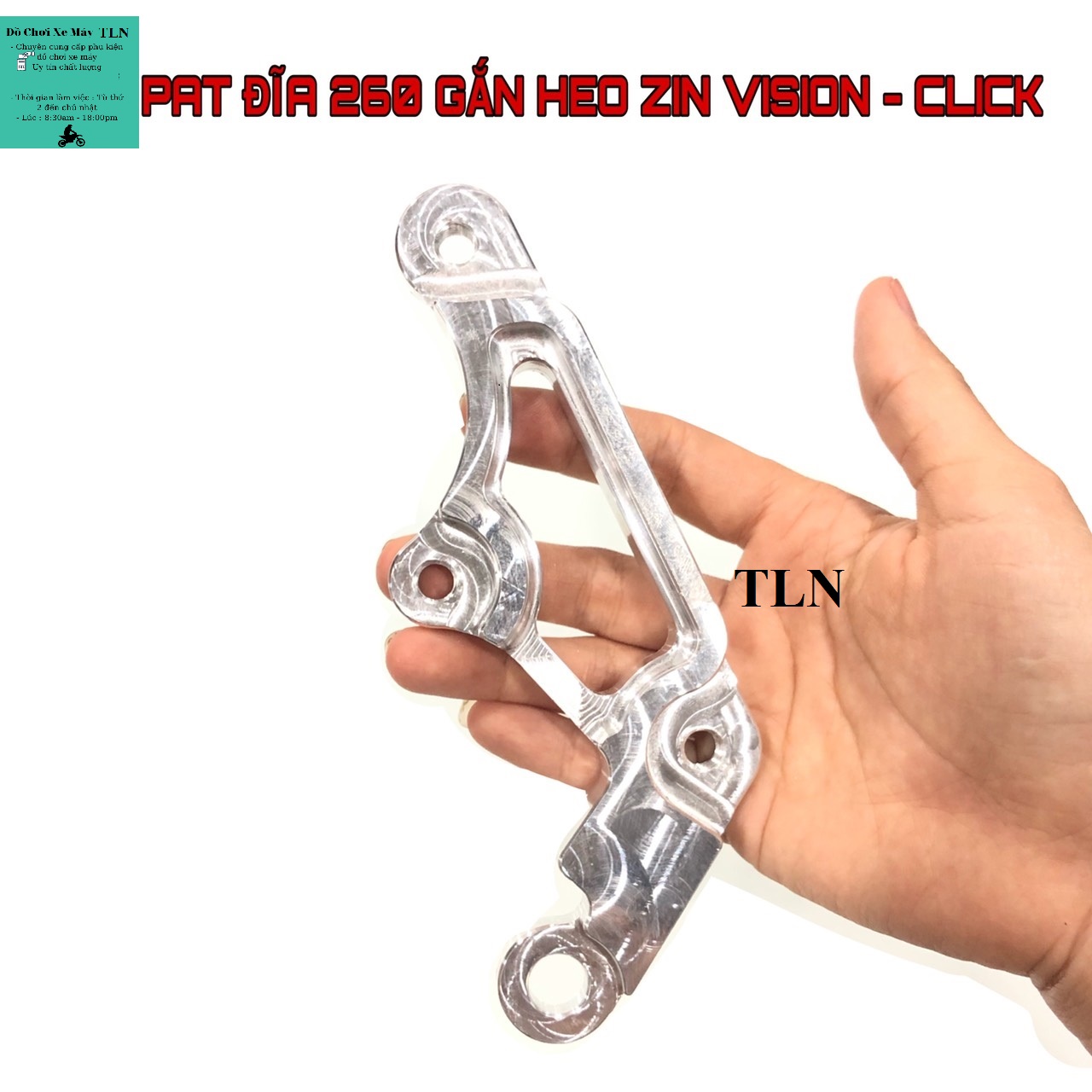 [HCM]PAT HEO ZIN GẮN ĐĨA 260mm CHO VISION/CLICK