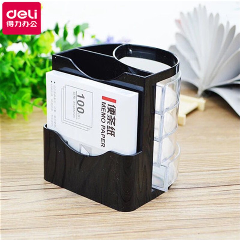 Khay cắm bút, Khay để bút Deli E9133 (Tặng 1 tập giấy Note DELI)