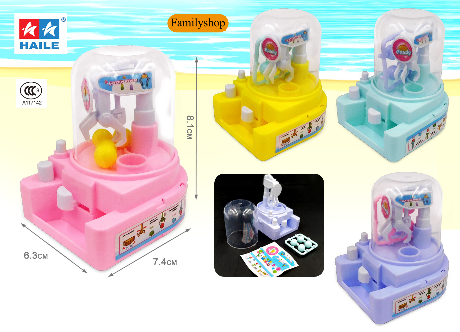 Đồ chơi Máy gắp kẹo bóng CANDY CRANE cho bé