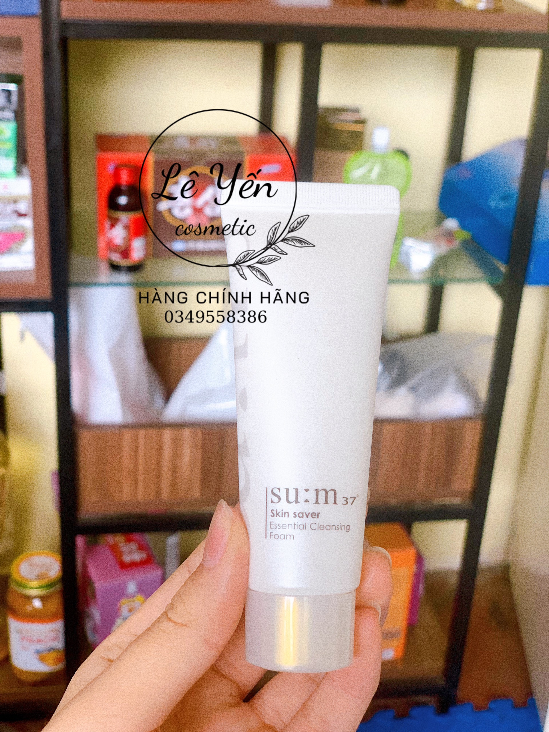 Sữa rửa mặt Sum37 Skin saver essential cleansing foam 40ml