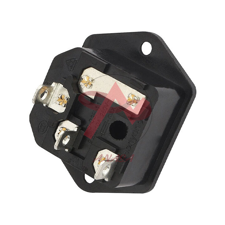 Jack Nguồn Nồi Cơm Điện 3 Chân Có Cầu Chì