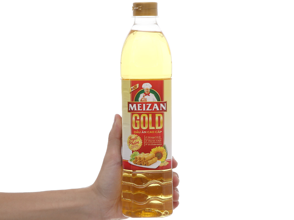 [Combo 2 Chai] Dầu ăn Meizan Gold 1L