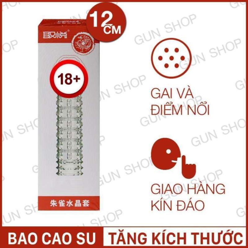 Bao Cao Su Đôn dên Tăng Kích Thước (Gai,Điểm Nổi) Cao Cấp (CAM)- GUNSHOP