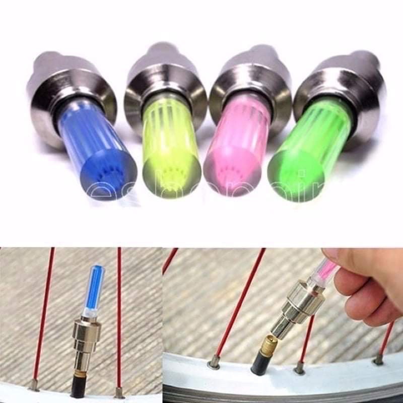 Đèn Led Chân Van Gắn Xe Máy,Xe Đạp,Xe Điện