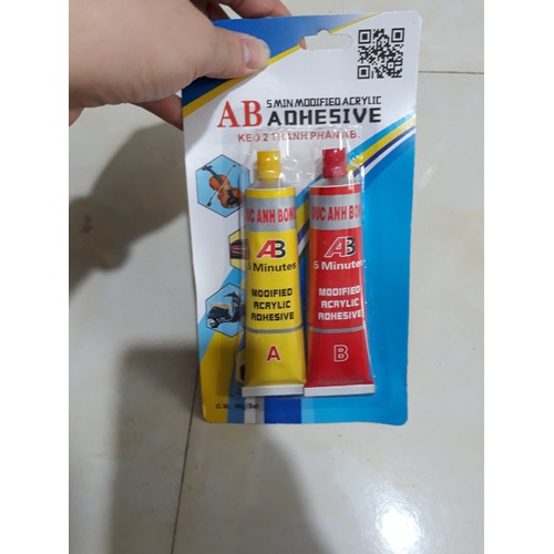 Keo gắn sắt AB 2 thành phần Epoxy fix Selleys (chính hãng) 15ml giá 1 cặp