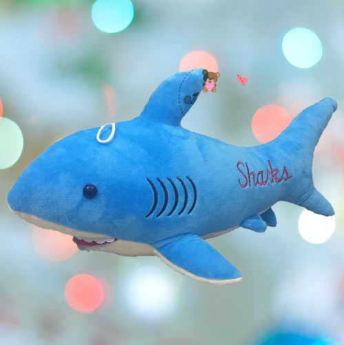 ĐỒ CHƠI CÁ MẬP NHỒI BÔNG CHO BÉ VẢI NHUNG MỀM MỊN GẤU BÔNG CÁ MẬP BABY SHARK GIÁ SỈ