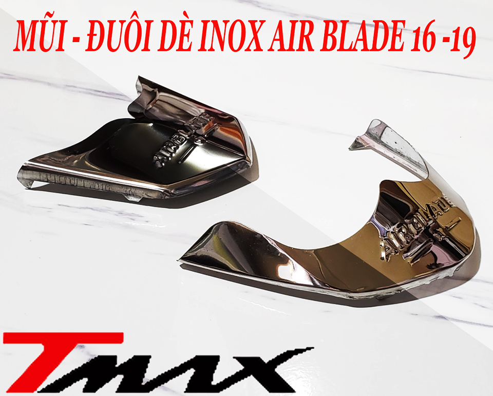 BỘ MỎ ĐUÔI DÈ XE AIR BLADE 2016 - 2019 INOX