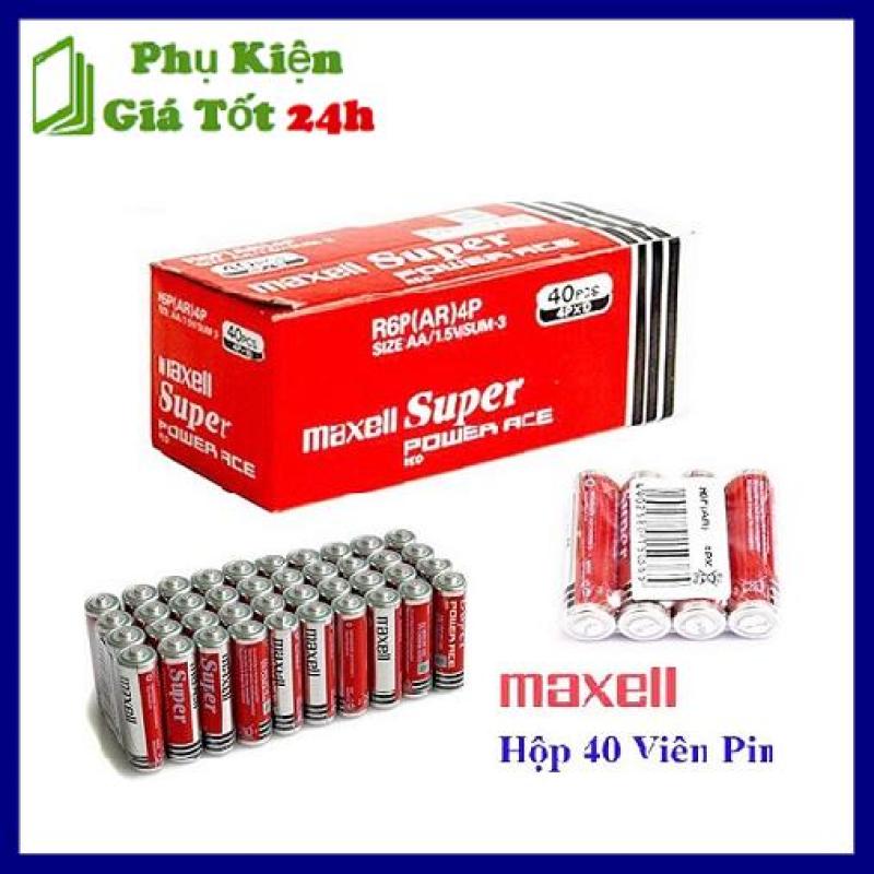 Pin Tiểu AA (2A) Maxell Super Đỏ 1.5V - Hộp 40 viên