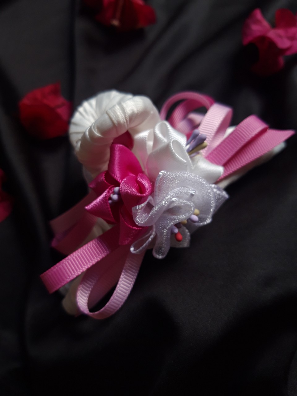 Kẹp Cua Dài Kèm Hoa Handmake