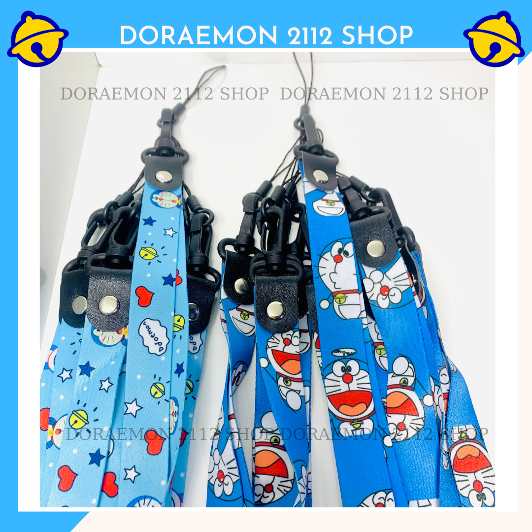Dây đeo thẻ - dây móc khoá DORAEMON