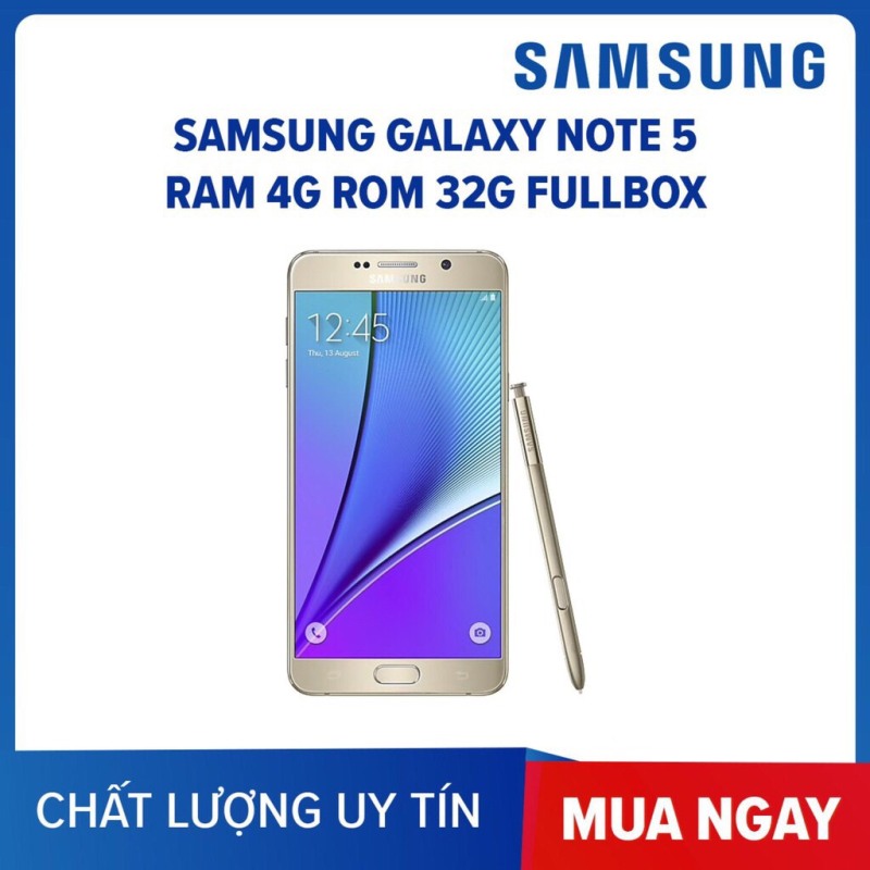 điện thoại Samsung Note 5 2sim - 64GB- Samsung Galaxy Note 5 2sim ram 4G/64G mới Chính Hãng