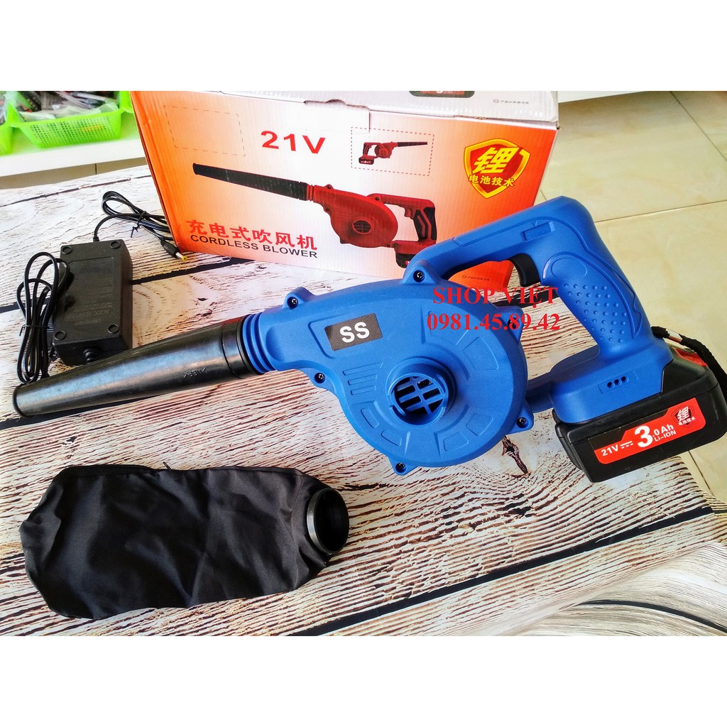 SV Máy thổi bụi dùng pin 18V - 21V (dùng chung pin Makita)