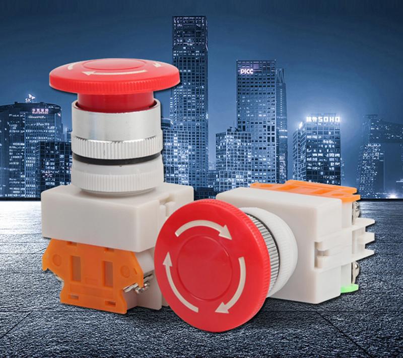Nút nhấn dừng khẩn cấp đường kính lỗ phi 22
