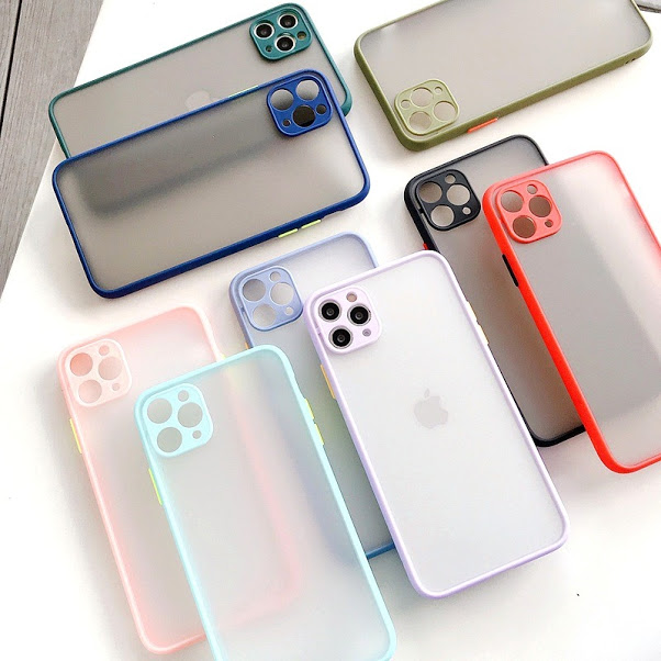[Siêu Sale] [Có sẵn] Ốp iphone viền mờ nhám 6plus/6splus/7plus/8plus/X/Xs/Xsmax/11/11promax