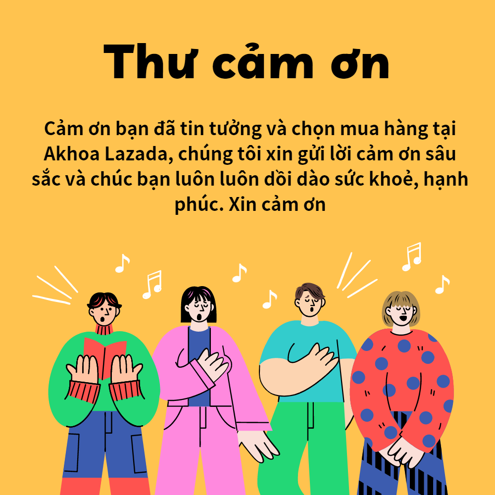 Thư cảm ơn điện tử dành cho khách hàng mua hàng tại shop