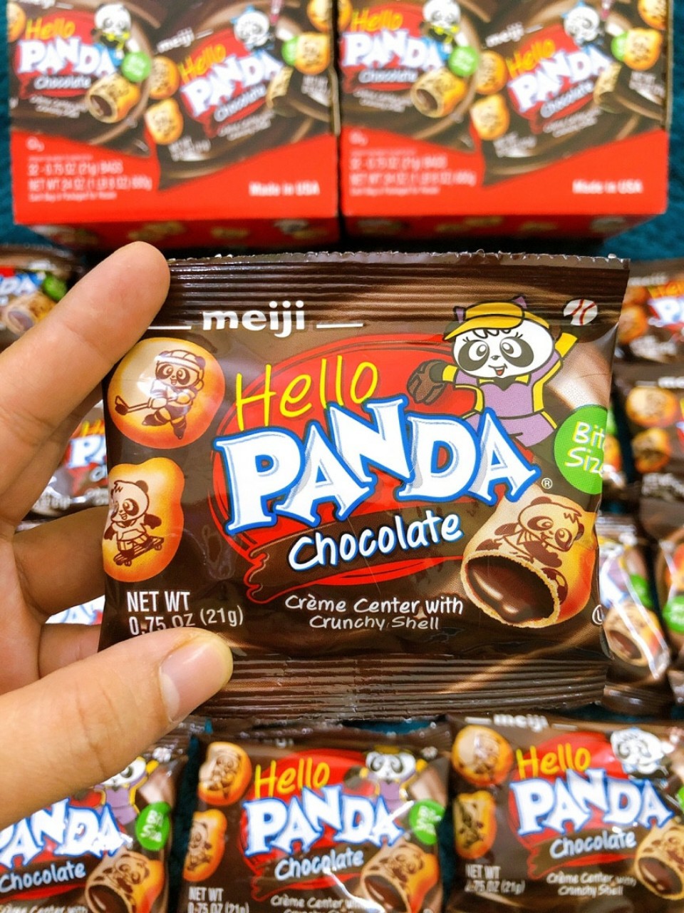 Bánh Gấu Hello Panda Chocolate Hiệu -Meiji- 680g