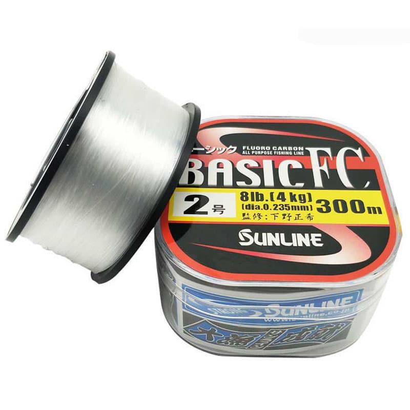Cước Câu Cá Cao Cấp  SUNLINE BASIC  FC 300M NHẬP KHẨU  (sale)