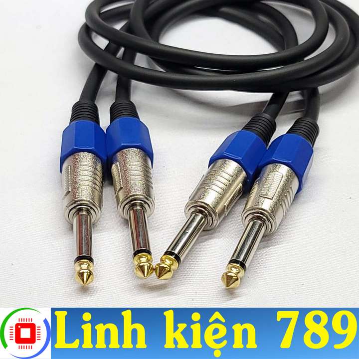 Dây jack 6 ly ra 6 ly dài 1m (2 dây) - LinhKiện789