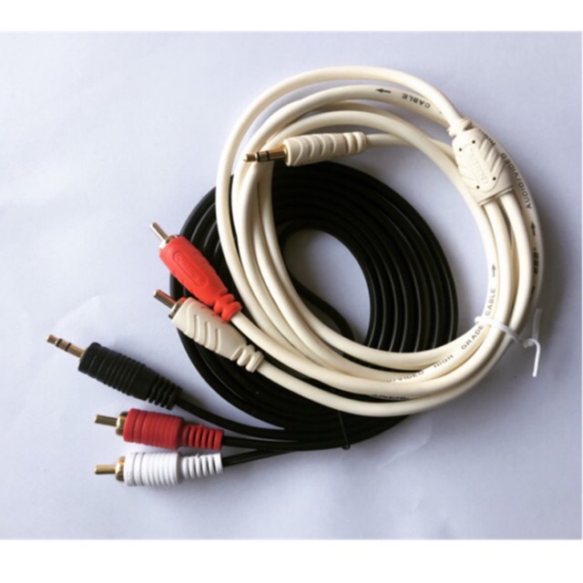 Dây cáp tín hiệu audio 3.5 ra AV ( dài 1.8 m)