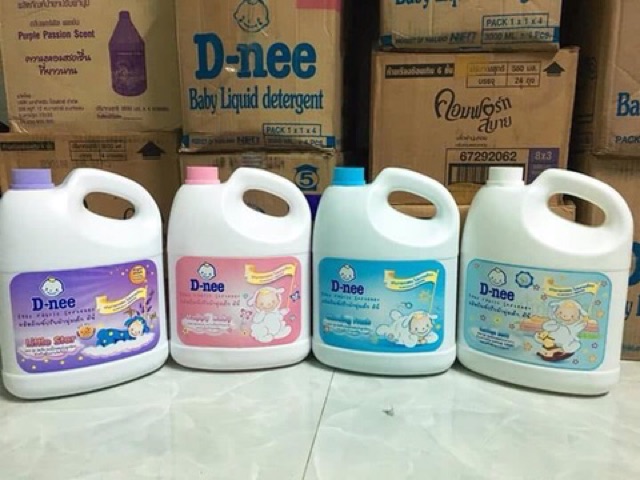Nước Xả Vải Dnee 3 Lít-Hồng