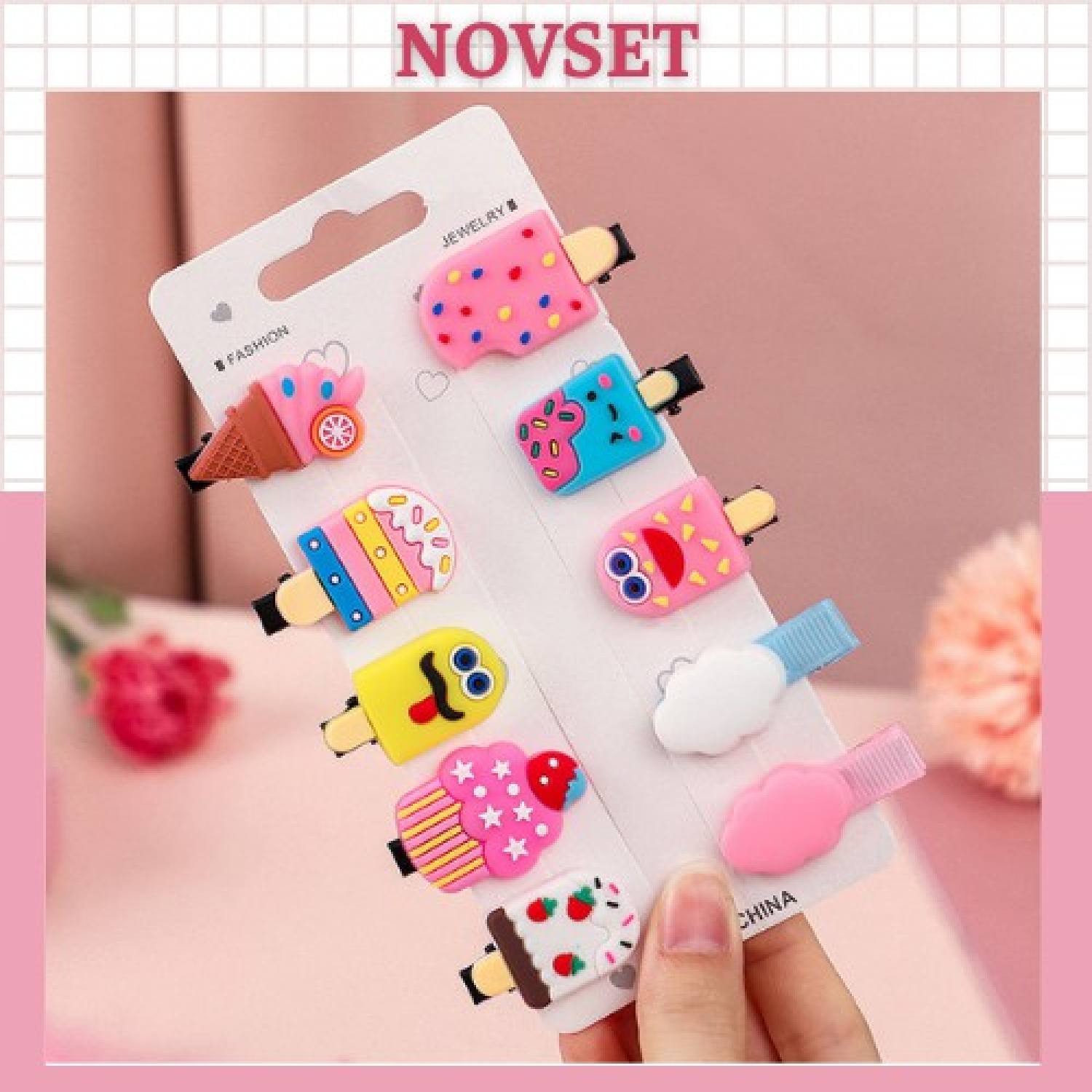 Set 5 kẹp tóc siêu xinh, kẹp tóc cho bé [ MÃ B705 ]