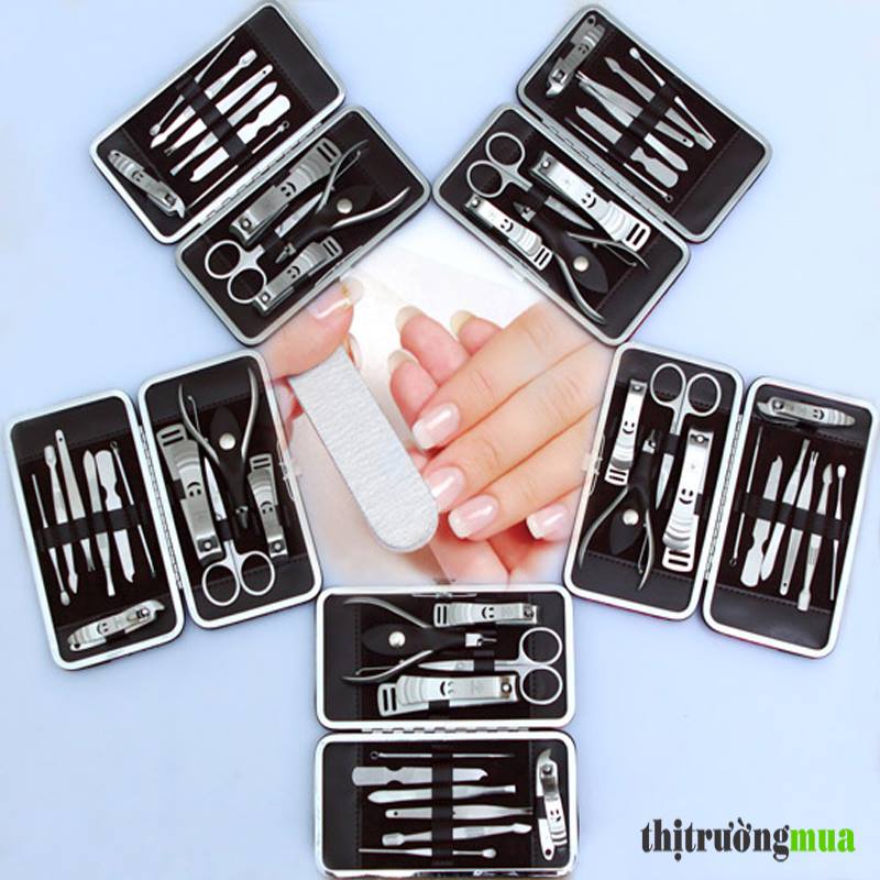 [HCM]Bộ kìm bấm móng 12 món cao cấp bộ bấm móng mini