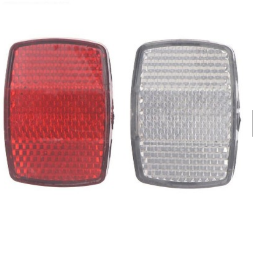 combo 2 miếng phản quang vuông gắn trước sau xe đạp
